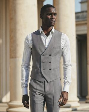 gray-pinstripe-waistcoat-white-shirt