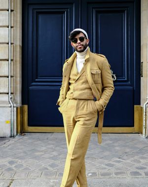 Mustard Wool Look