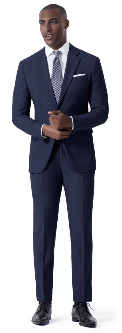 Navy blue super 100s essential Suit