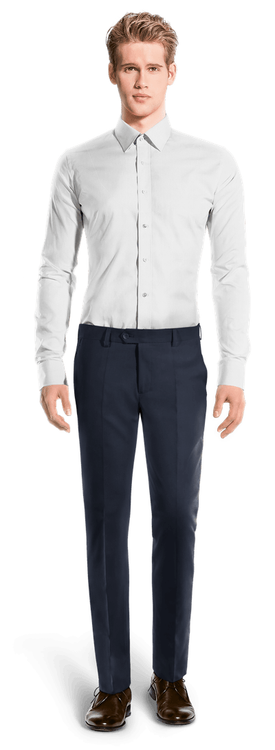 Stretch navy blue year-round Trousers